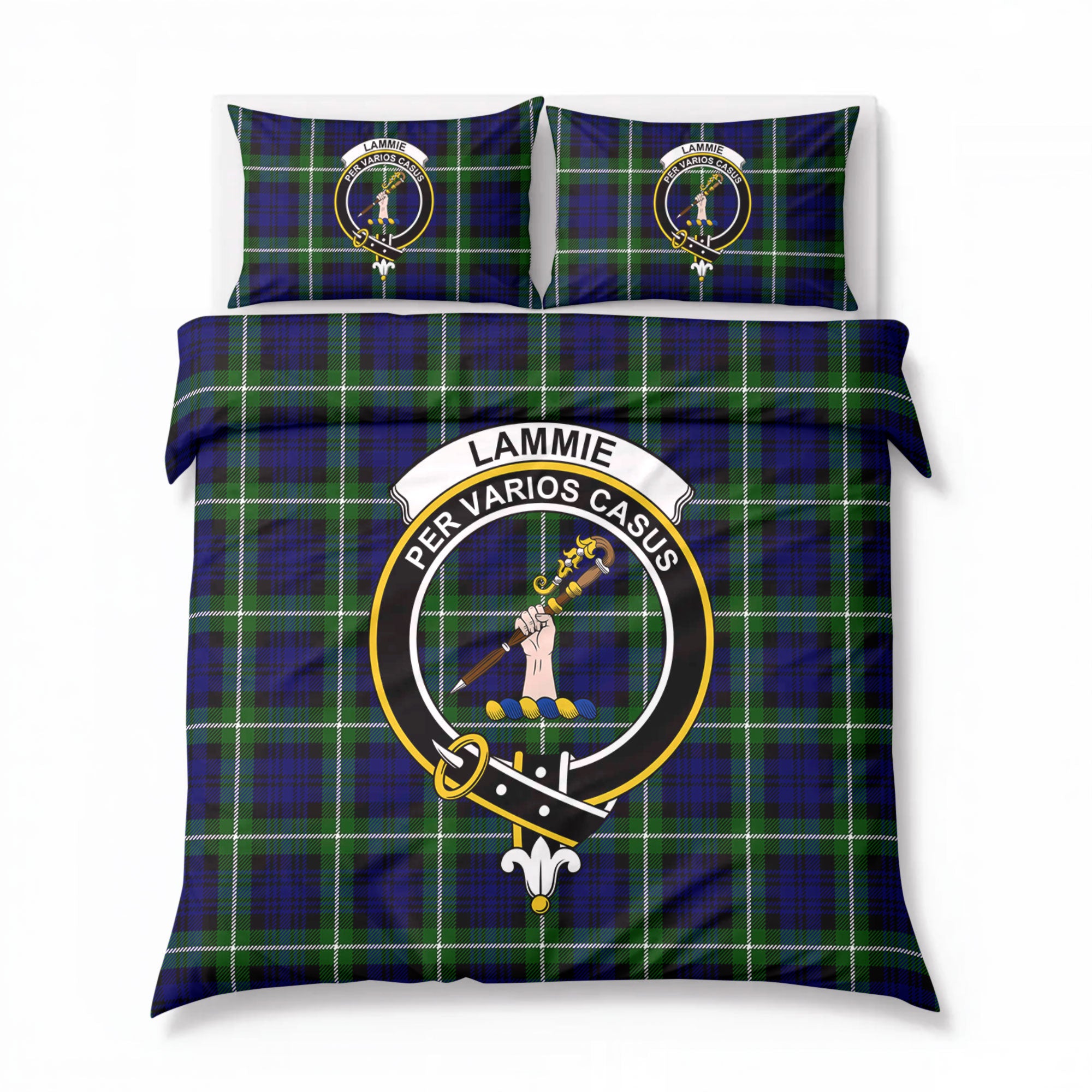 Lammie Tartan Crest Bedding Set