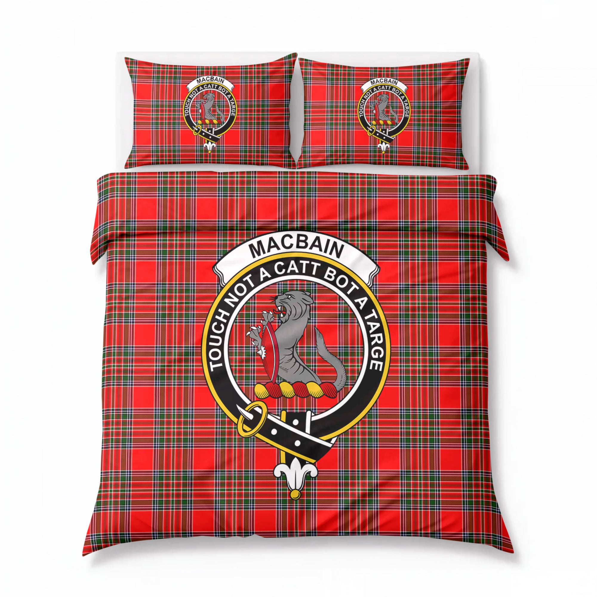 MacBain Tartan Crest Bedding Set