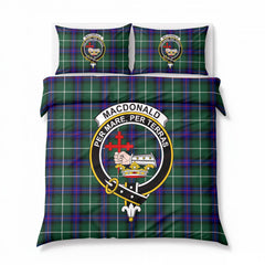 MacDonald of the Isles Hunting Modern Tartan Crest Bedding Set