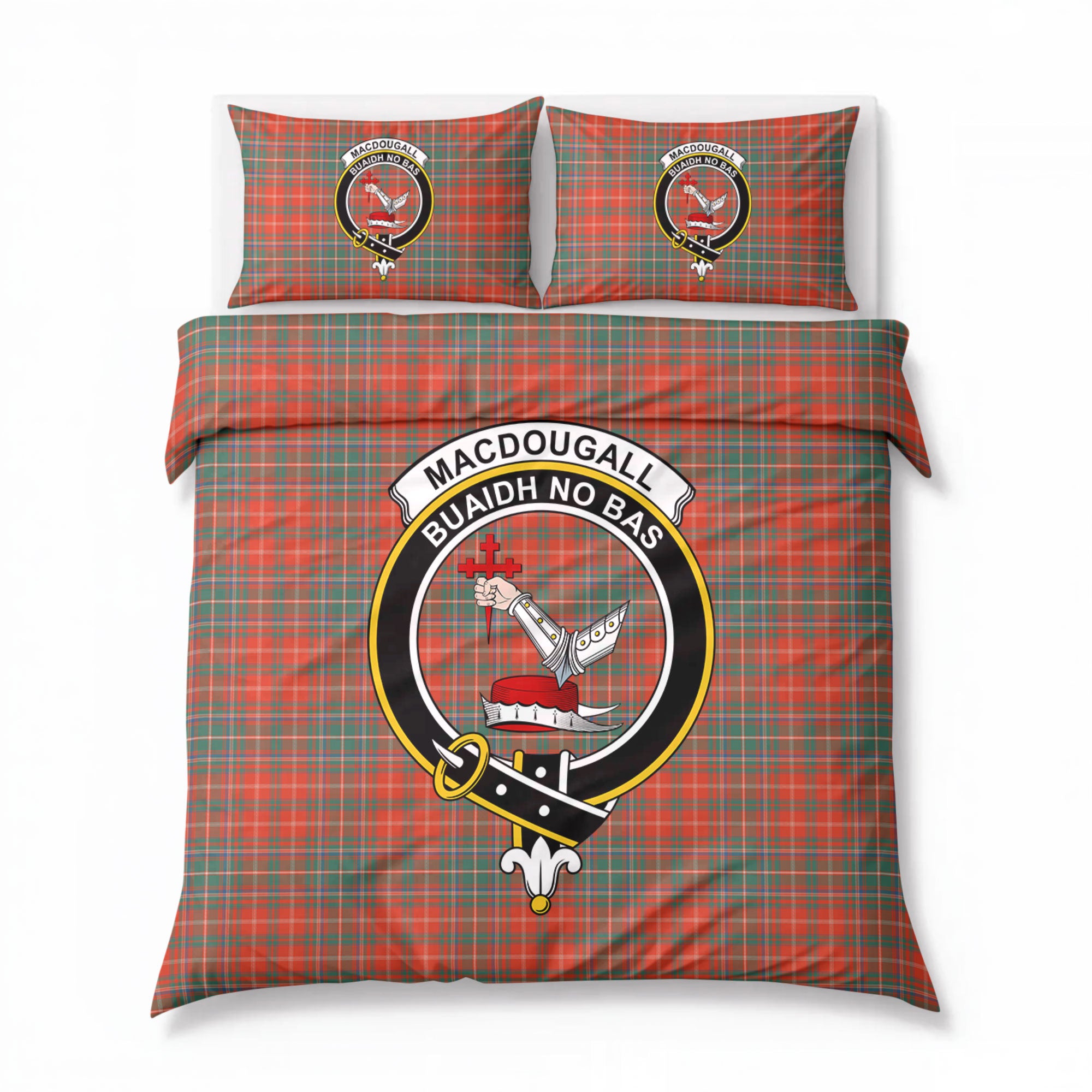 MacDougall Ancient Tartan Crest Bedding Set