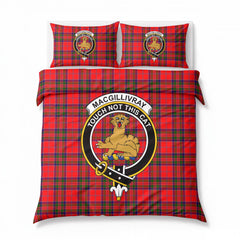 MacGillivray Modern Tartan Crest Bedding Set
