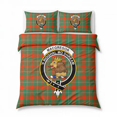 MacGregor Ancient Tartan Crest Bedding Set