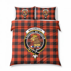 MacGregor Rob Roy Ancient Tartan Crest Bedding Set