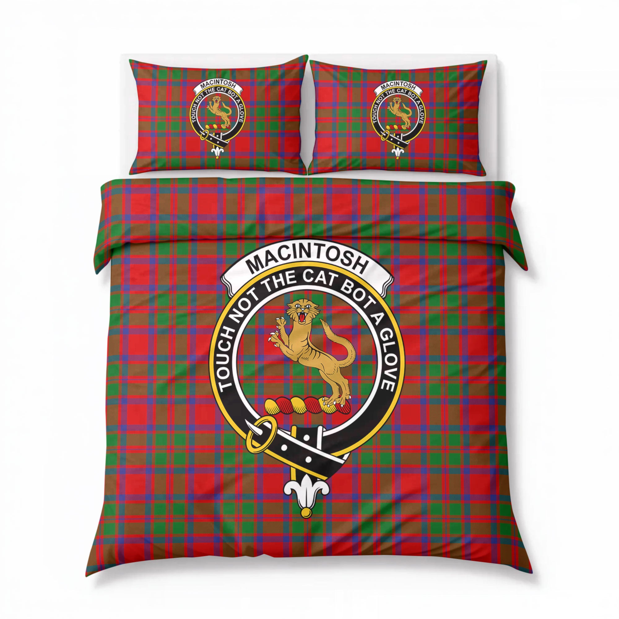 MacIntosh Modern Tartan Crest Bedding Set