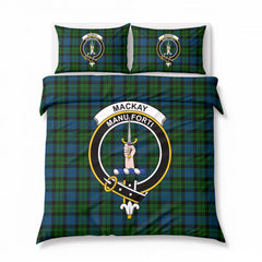 MacKay Modern Tartan Crest Bedding Set
