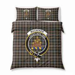 MacKenzie Weathered Tartan Crest Bedding Set