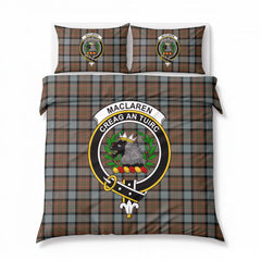 MacLaren Weathered Tartan Crest Bedding Set