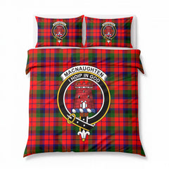 MacNaughten Tartan Crest Bedding Set
