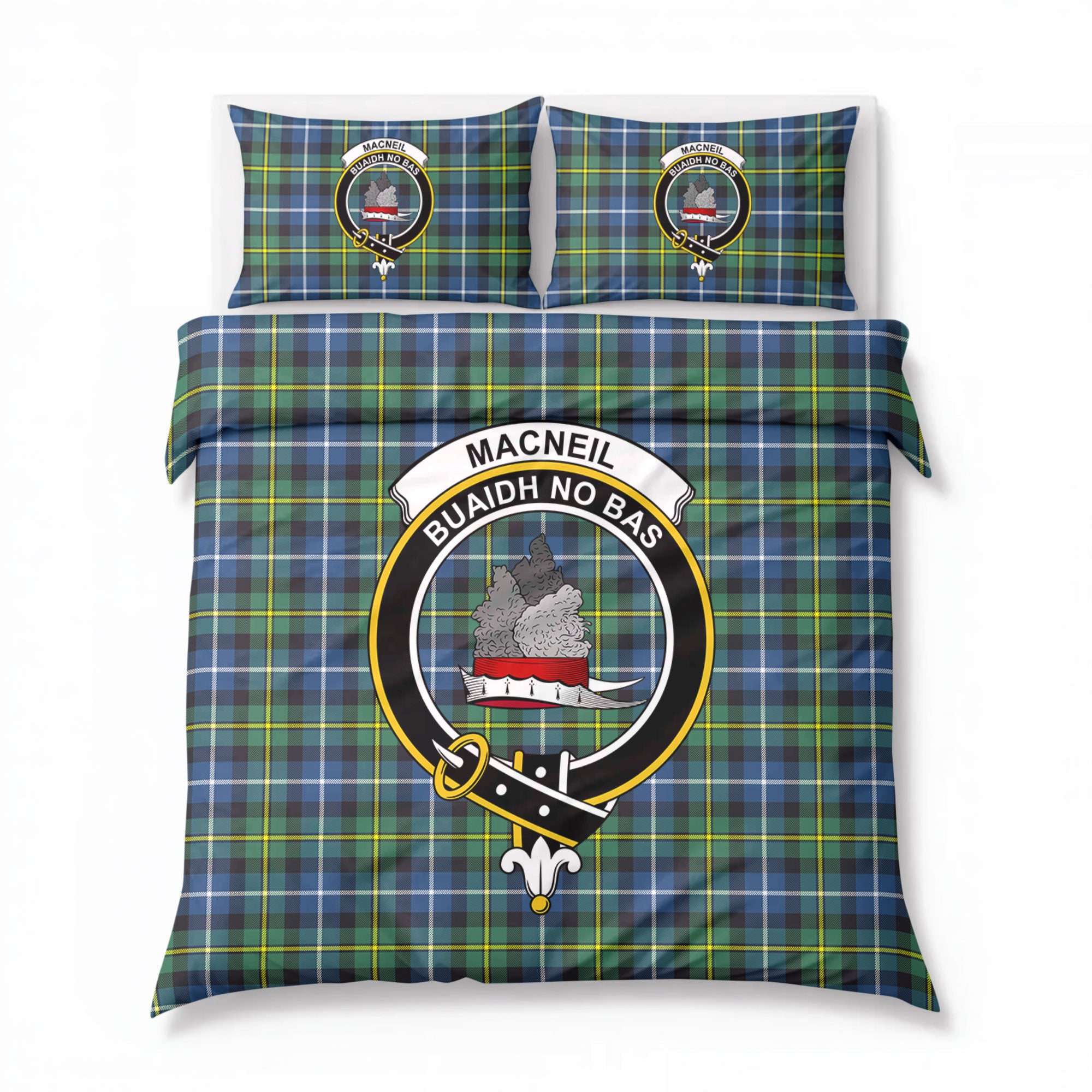 MacNeil of Barra Ancient Tartan Crest Bedding Set