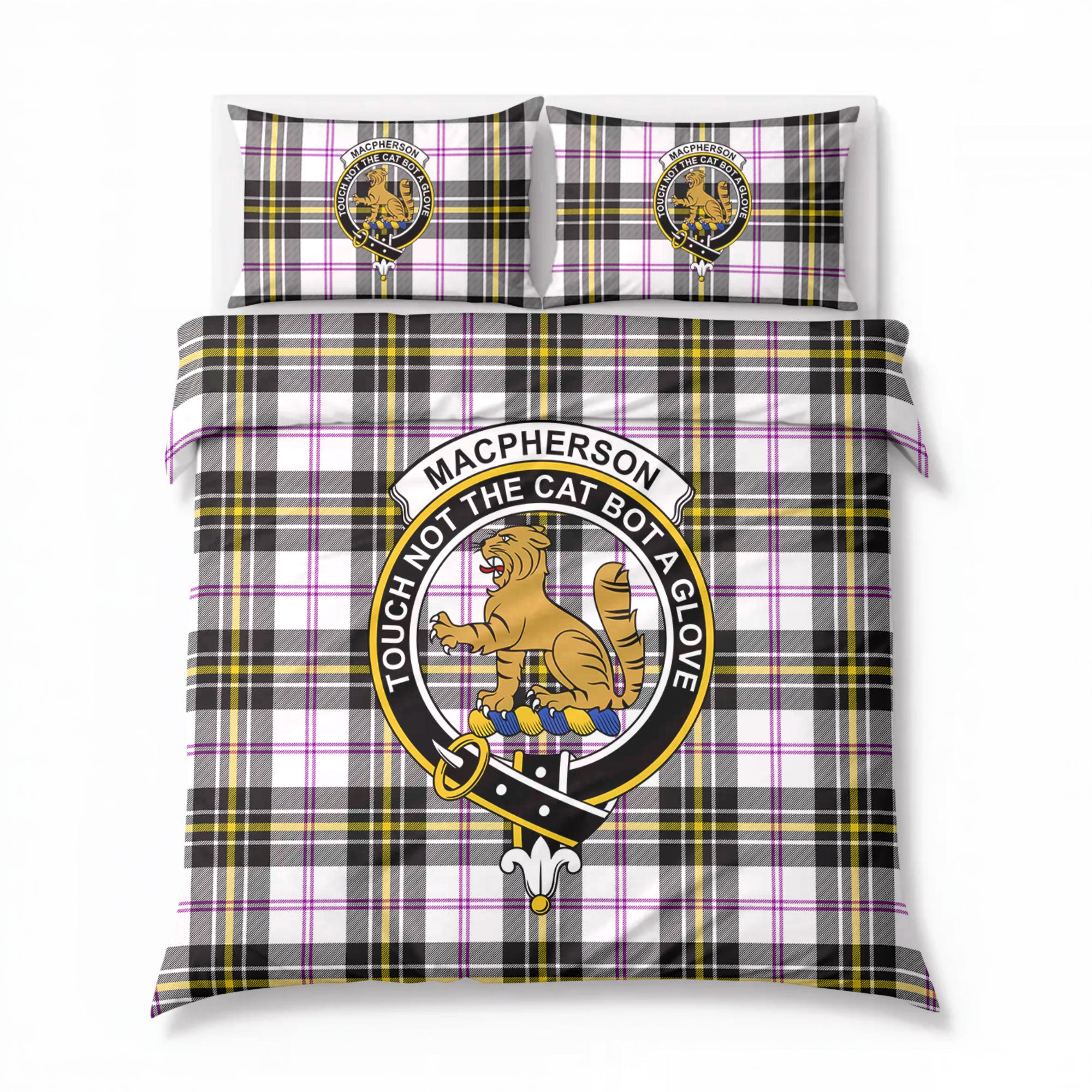 MacPherson Dress Modern Tartan Crest Bedding Set