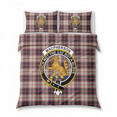 MacPherson Hunting Ancient Tartan Crest Bedding Set