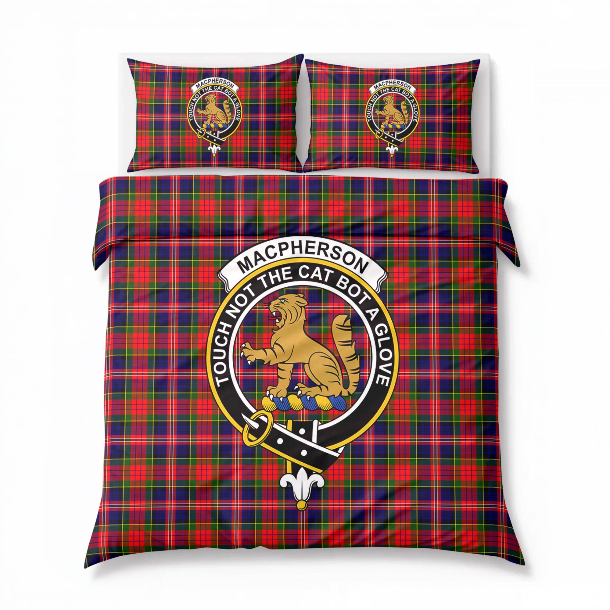 MacPherson Modern Tartan Crest Bedding Set
