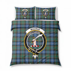 MacRae Hunting Ancient Tartan Crest Bedding Set
