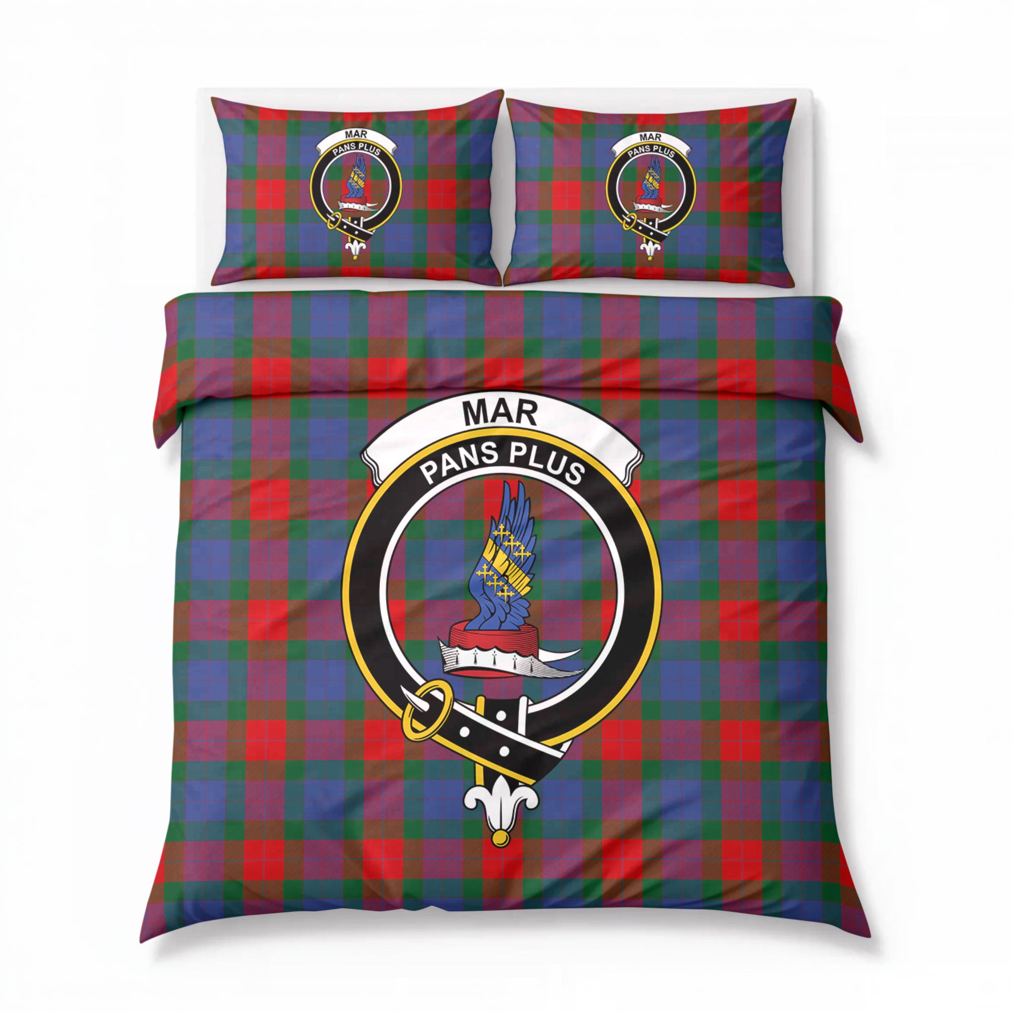 Mar Tartan Crest Bedding Set