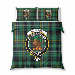 McAlpine Ancient Tartan Crest Bedding Set