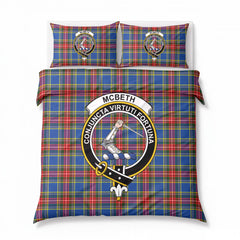 McBeth Modern Tartan Crest Bedding Set