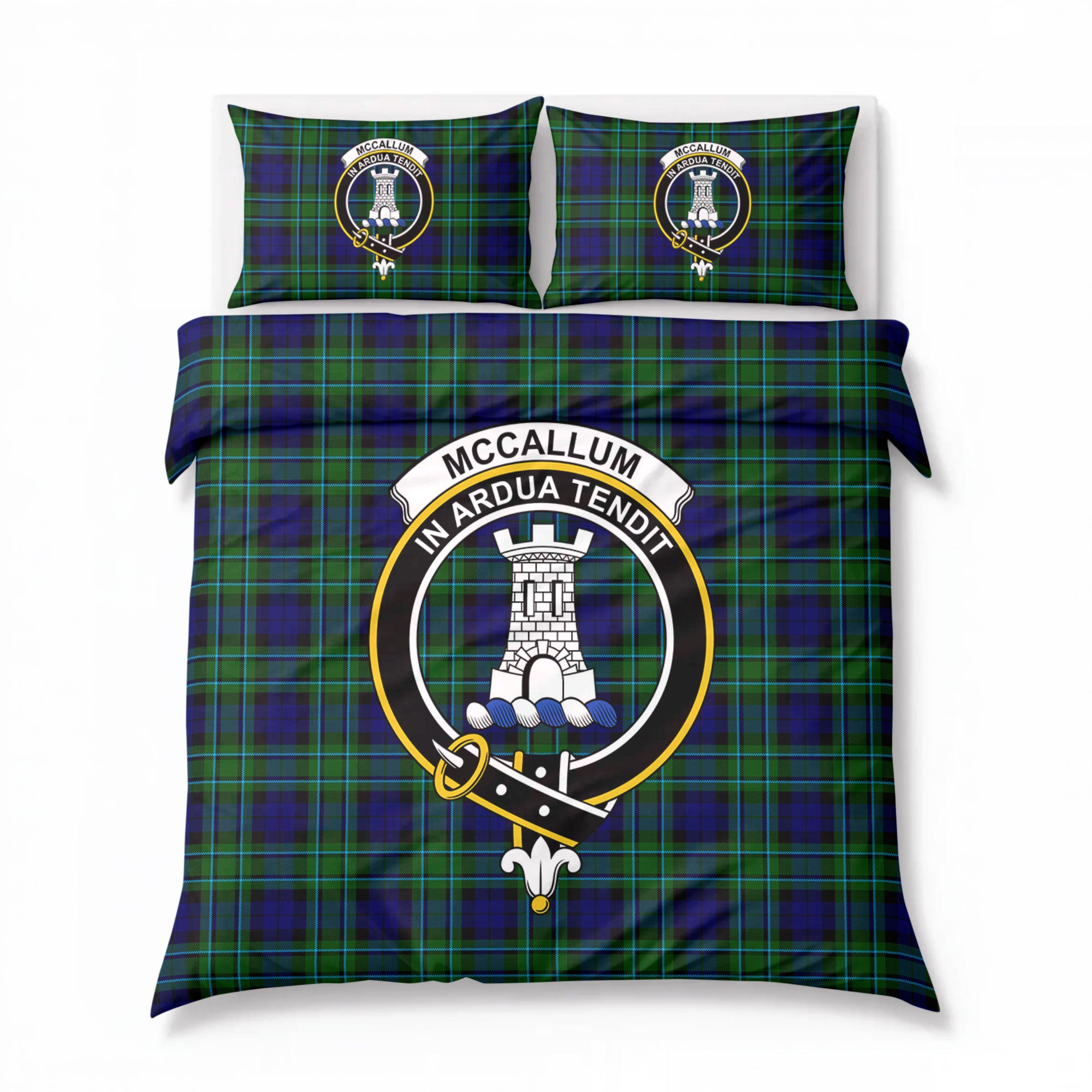 McCallum Modern Tartan Crest Bedding Set