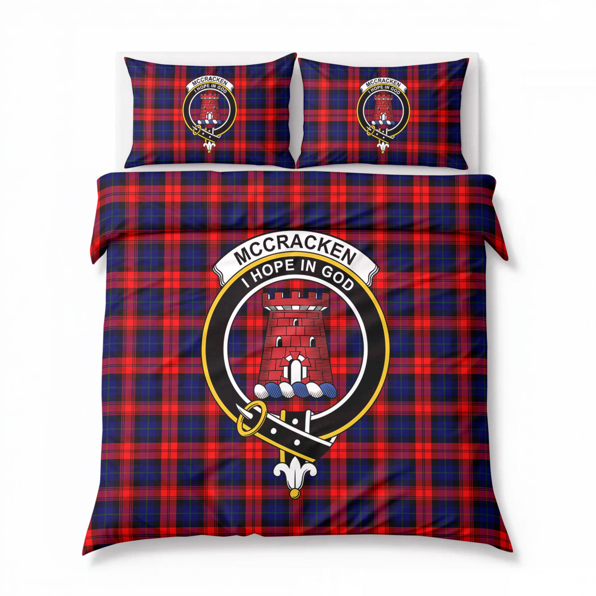McCracken Tartan Crest Bedding Set