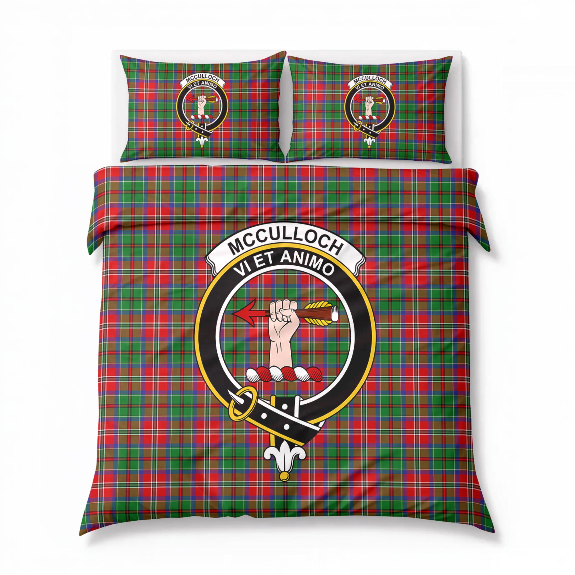 McCulloch Tartan Crest Bedding Set