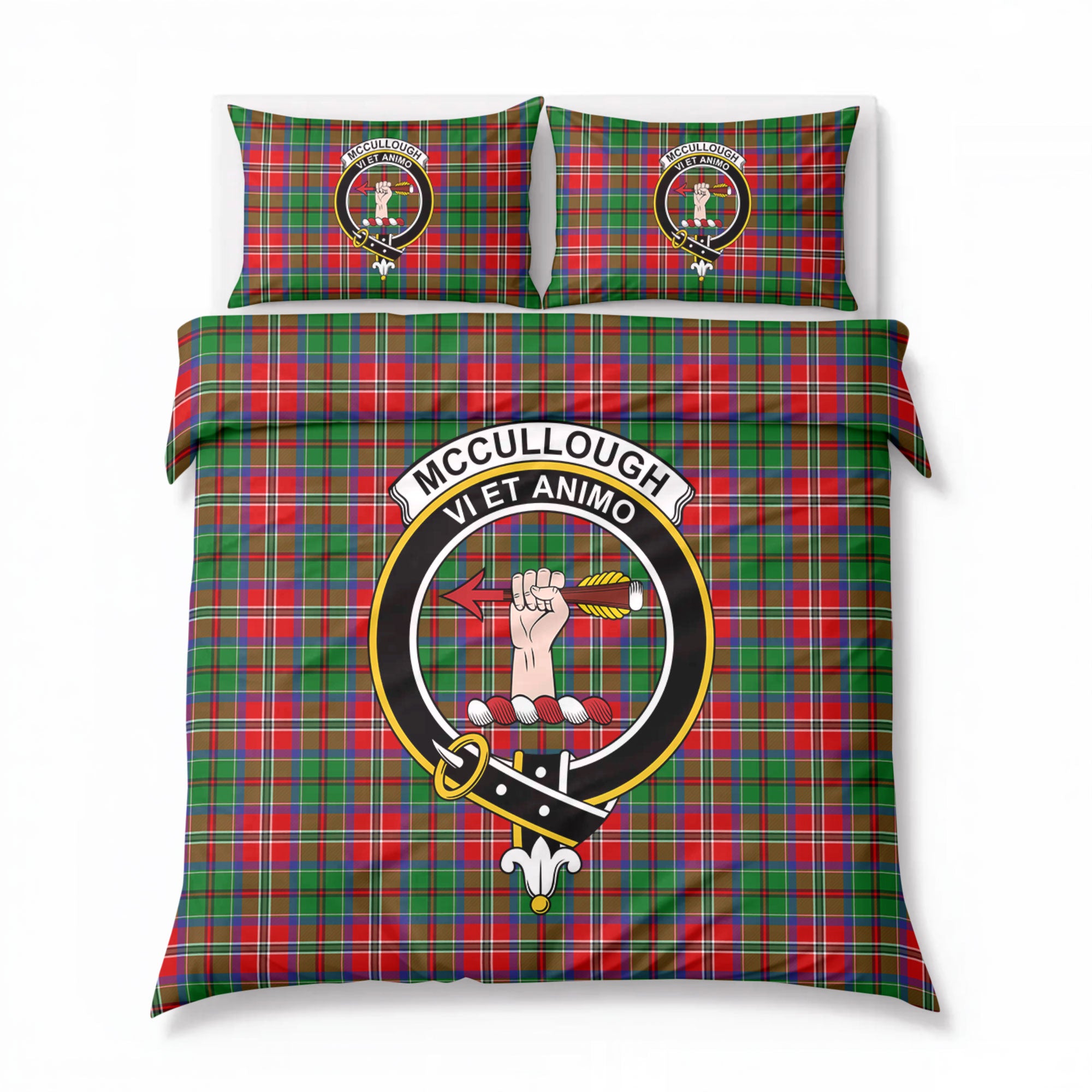 McCullough Tartan Crest Bedding Set