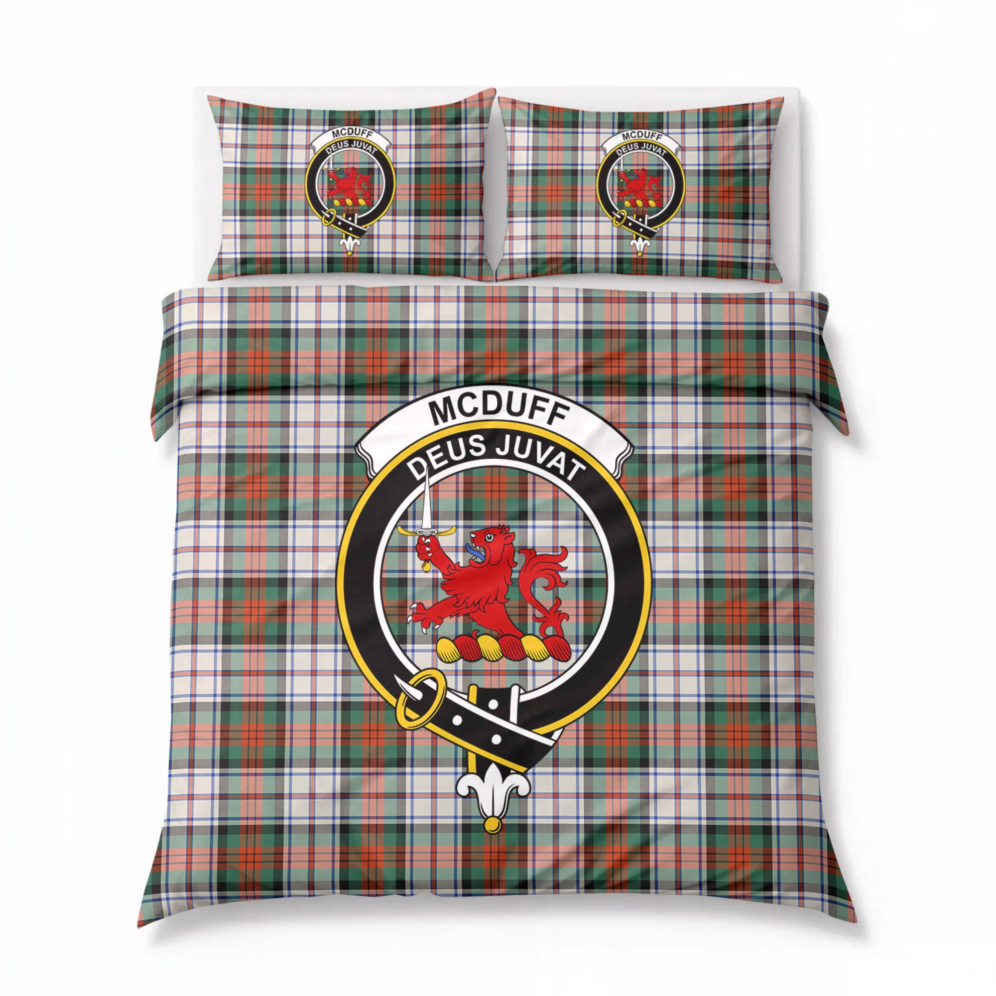 McDuff Dress Ancient Tartan Crest Bedding Set