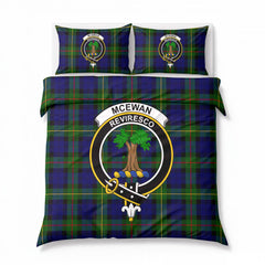 McEwan Modern Tartan Crest Bedding Set