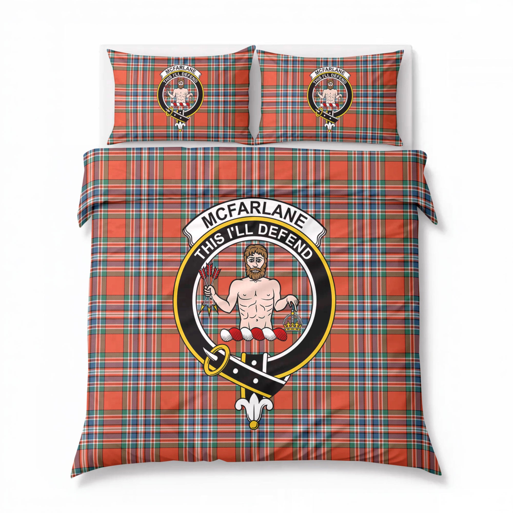McFarlane Ancient Tartan Crest Bedding Set
