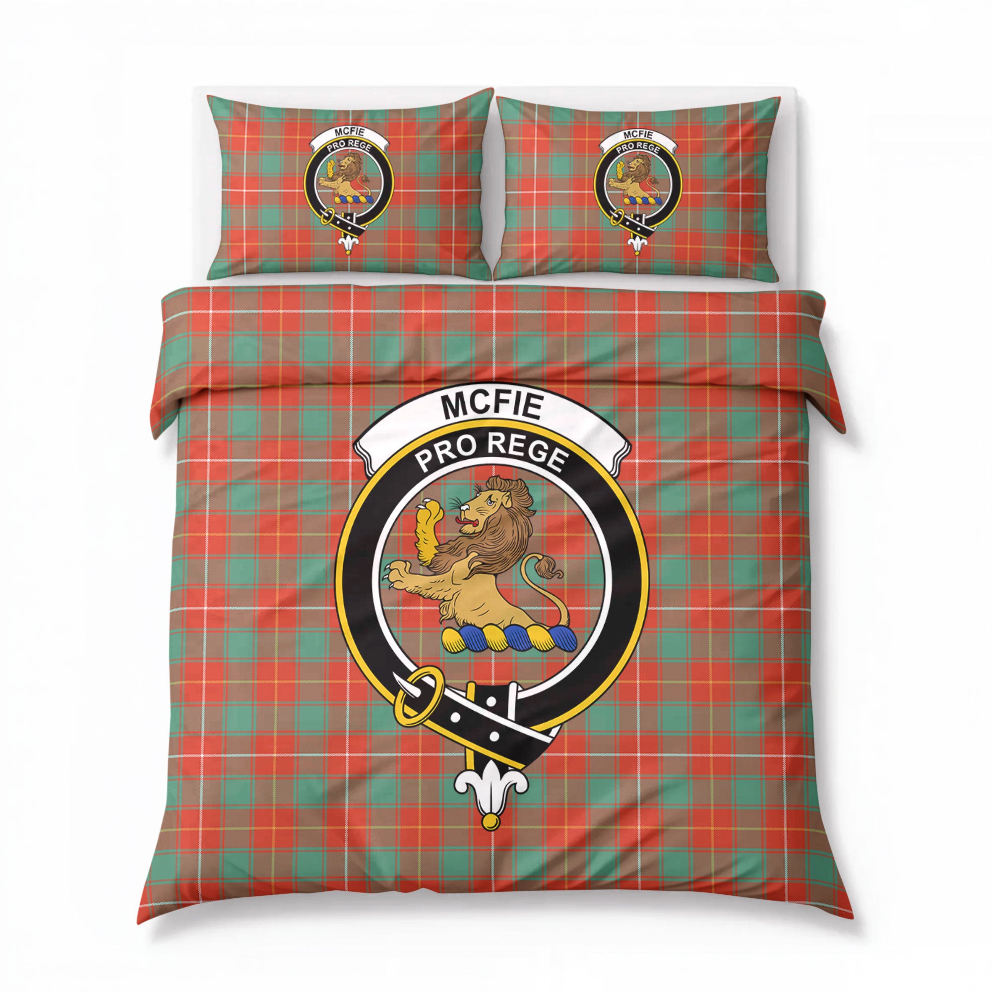 McFie Ancient Tartan Crest Bedding Set