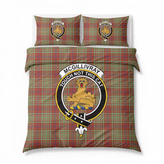 McGillivray Hunting Ancient Tartan Crest Bedding Set