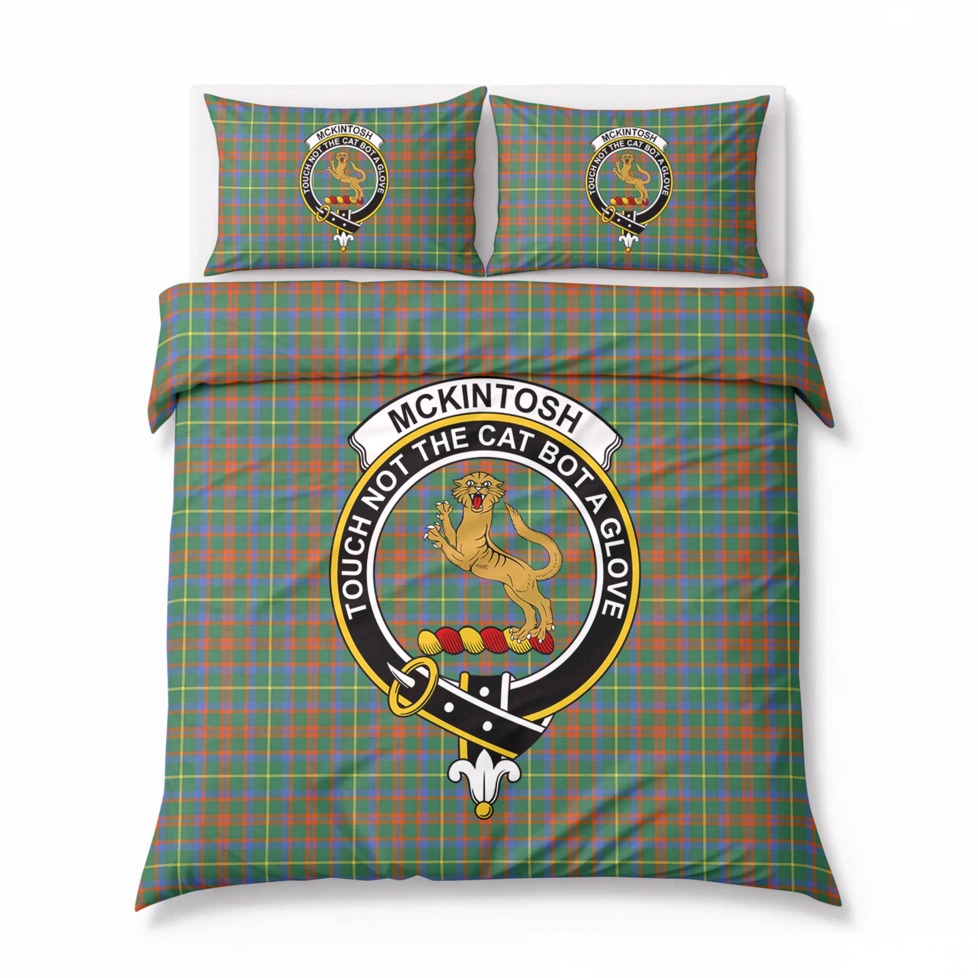 McKintosh Hunting Ancient Tartan Crest Bedding Set