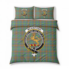 McKintosh Hunting Ancient Tartan Crest Bedding Set