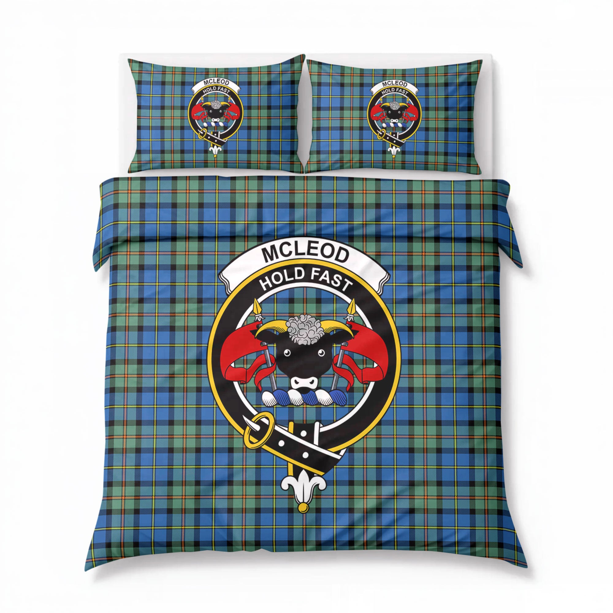 McLeod of Harris Ancient Tartan Crest Bedding Set
