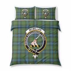 McMillan Hunting Ancient Tartan Crest Bedding Set