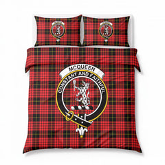 McQueen Modern Tartan Crest Bedding Set