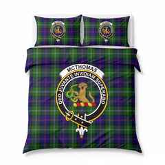 McThomas Modern Tartan Crest Bedding Set