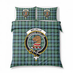 Melville Tartan Crest Bedding Set