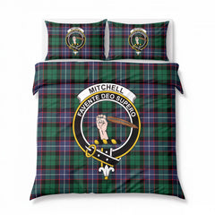 Mitchell Modern Tartan Crest Bedding Set