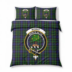Mowat Modern Tartan Crest Bedding Set