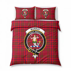 Murray of Tulloch Modern Tartan Crest Bedding Set