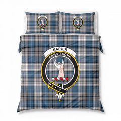 Napier Modern Tartan Crest Bedding Set