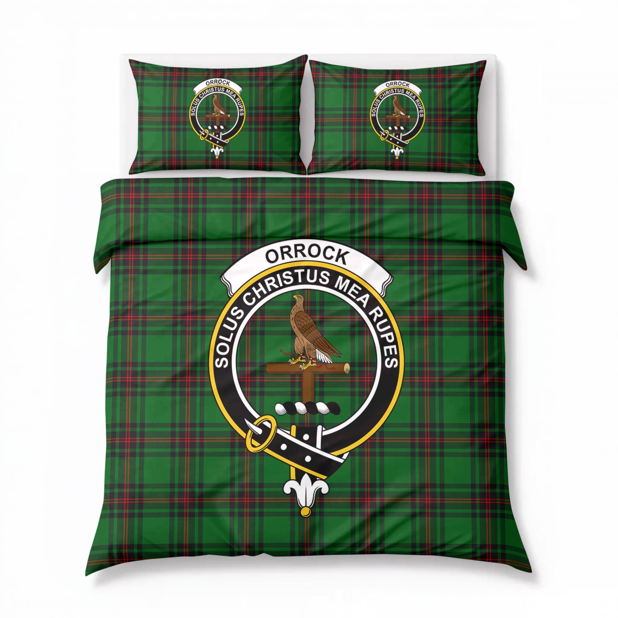 Orrock Tartan Crest Bedding Set