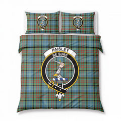 Paisley District Tartan Crest Bedding Set