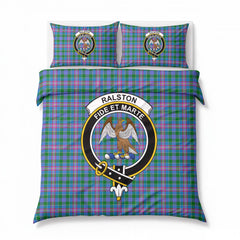 Ralston Tartan Crest Bedding Set