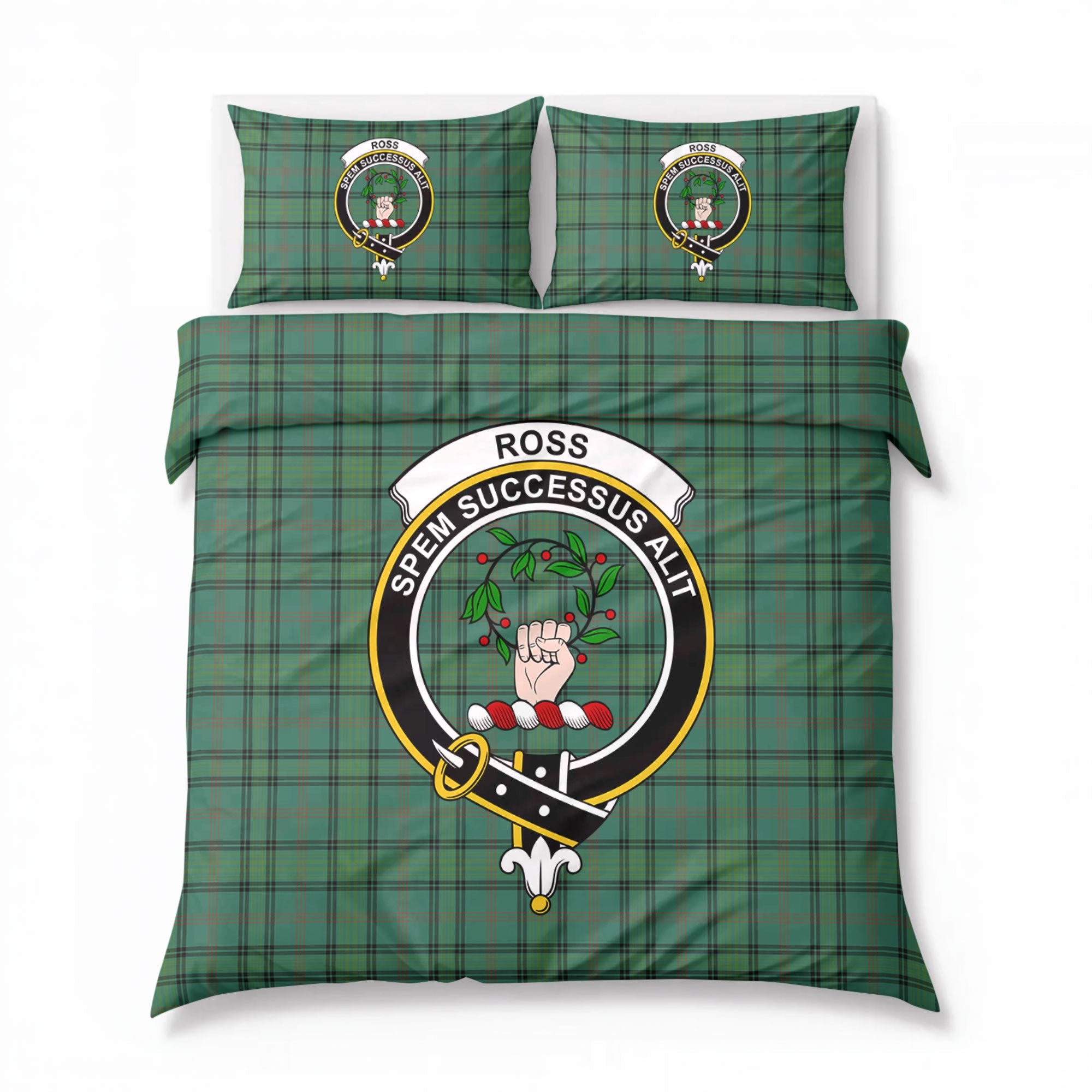 Ross Hunting Ancient Tartan Crest Bedding Set