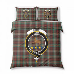 Scott Brown Ancient Tartan Crest Bedding Set