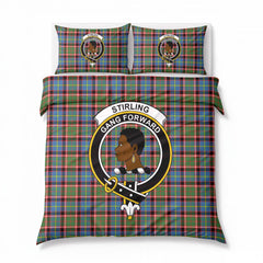 Stirling (of Keir) Tartan Crest Bedding Set
