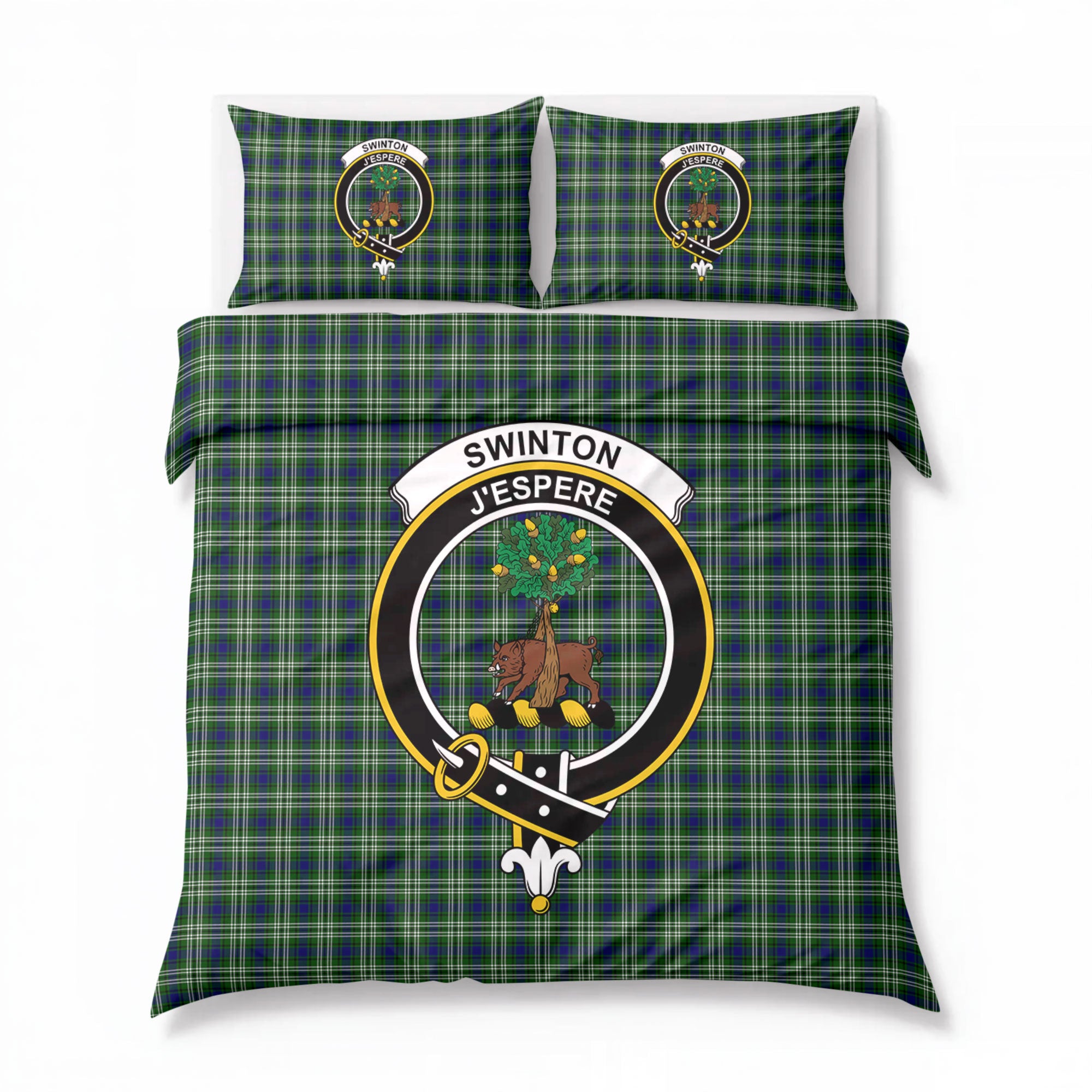 Swinton Tartan Crest Bedding Set