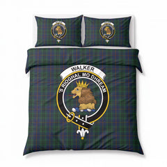 Walker Hunting Tartan Crest Bedding Set