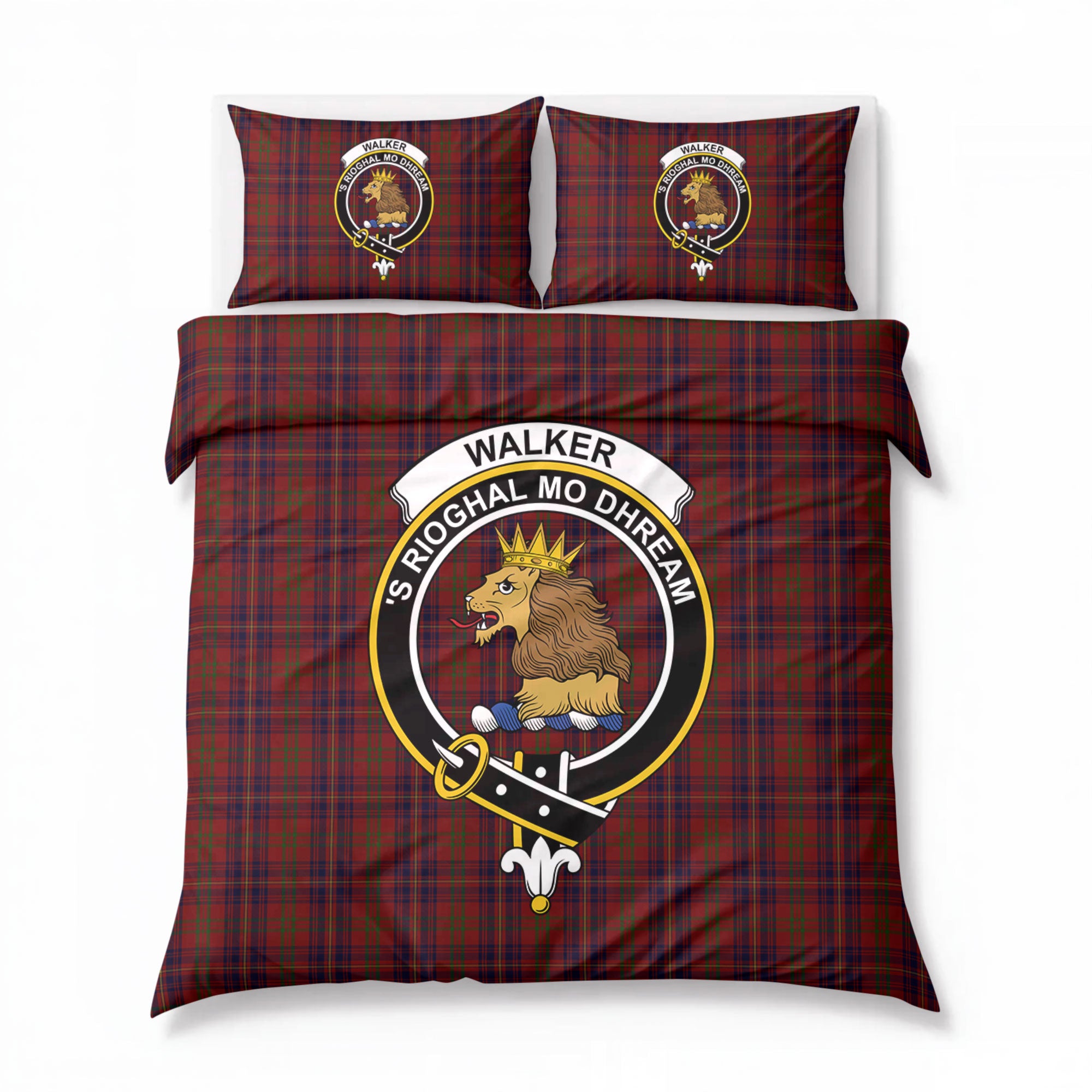 Walker Tartan Crest Bedding Set