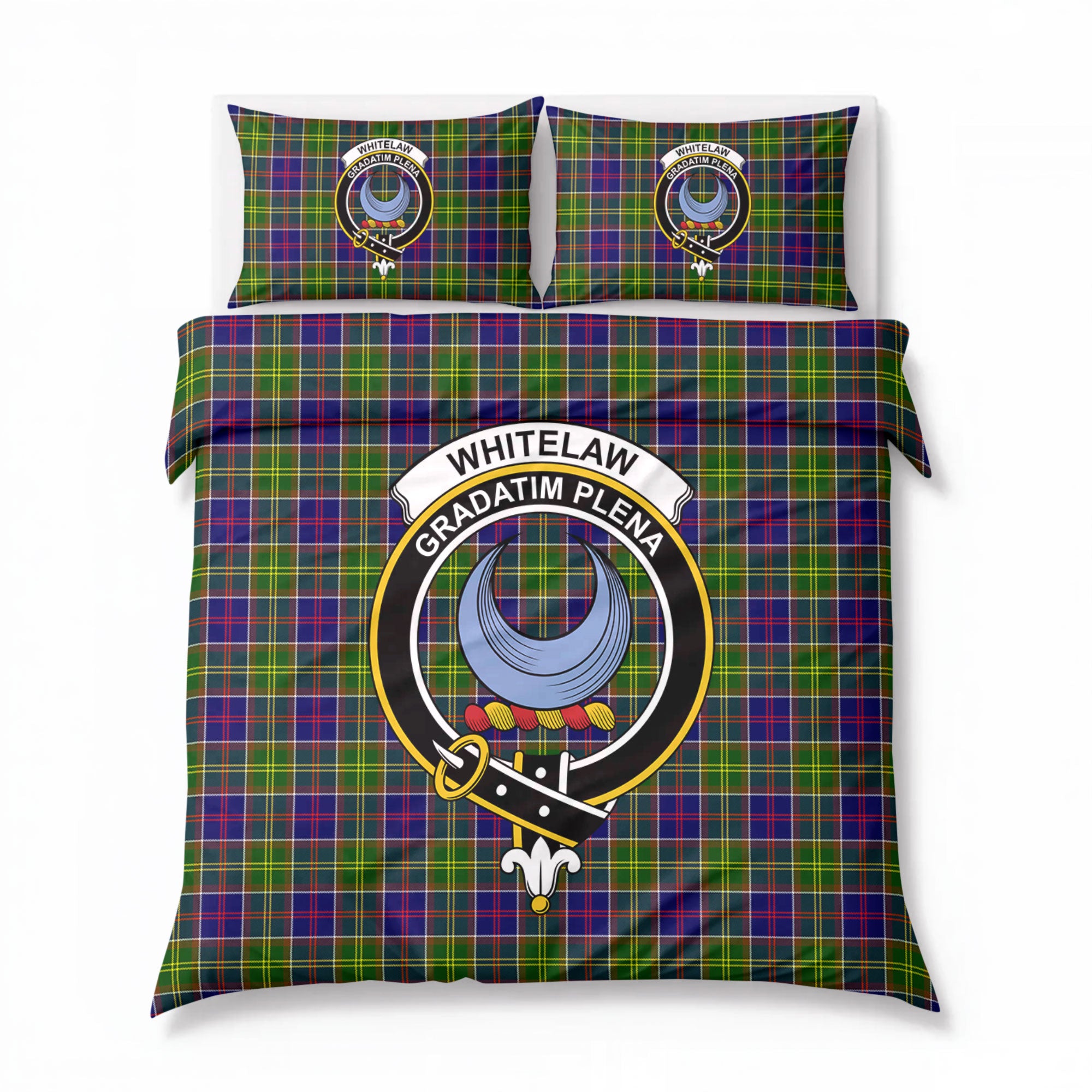 Whitelaw Tartan Crest Bedding Set